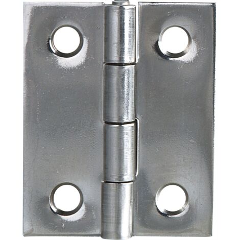 Scharnier DIN 7954 B halbbreit 40 x 32 mm, Edelstahl