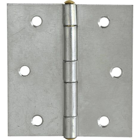 Scharnier DIN 7954 B halbbreit 80 x 58 mm, Stahl verzinkt