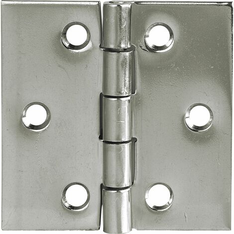 Scharnier DIN 7954 C quadratisch 80 x 80 xmm, Edelstahl