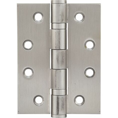 Scharnier klappbares Aufschraubscharnier 102x76x3mm, Edelstahl