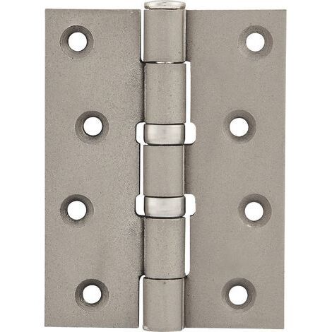 Scharnier  klappbares Aufschraubscharnier 102x76x3mm, Stahl vernickelt