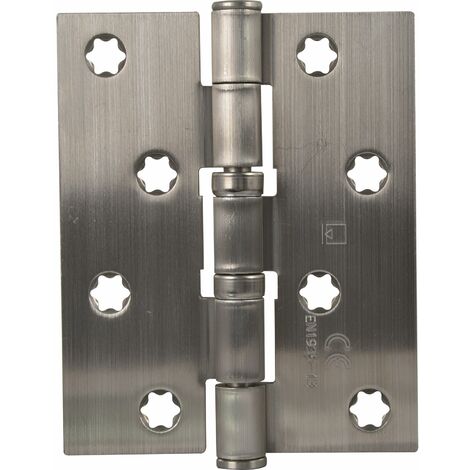 Scharnier klappbares Aufschraubscharnier 127x102x3mm, Edelstahl