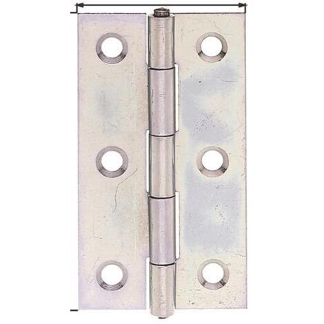 Scharnier schmal 64 mm verzinkt