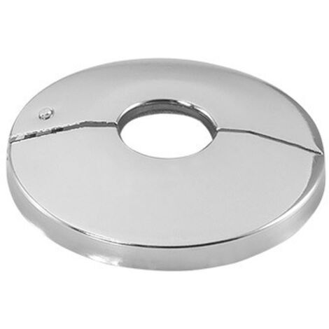 Scharnierrosette 27 mm messing, ASW  150027            verchr.