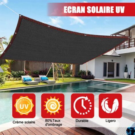 Schattiernetz, 2 x 3 m, 85 % UV-Schutz, Schattierungsgewebe, winddichtes Schattiergewebe für Gewächshäuser, Gärten, Pergolen, Terrassen, Rasenflächen und Tierhäuser