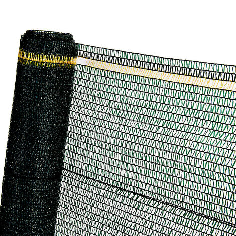 SCHATTIERNETZ 40% 1m x 50m Sonnenschutz Sichtschutz-Netz