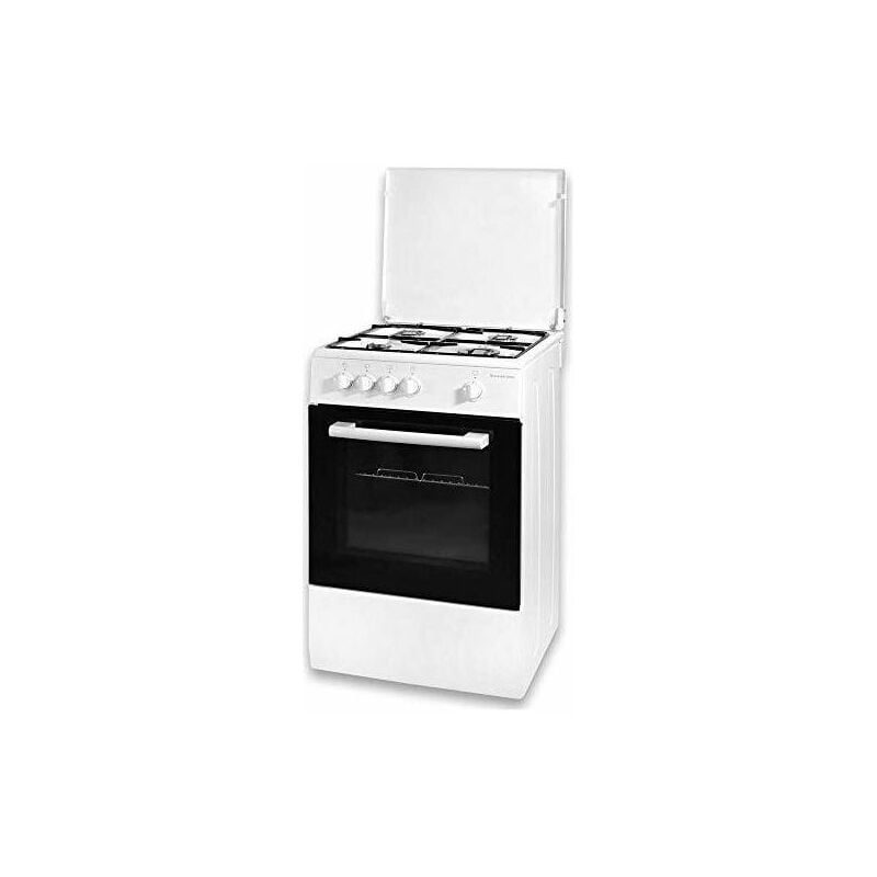 Image of Schaub Lorenz - Cucina Elettrica SS450EW 4 Fuochi a Gas Forno Elettrico Classe a 50 x 50 cm Colore Bianco