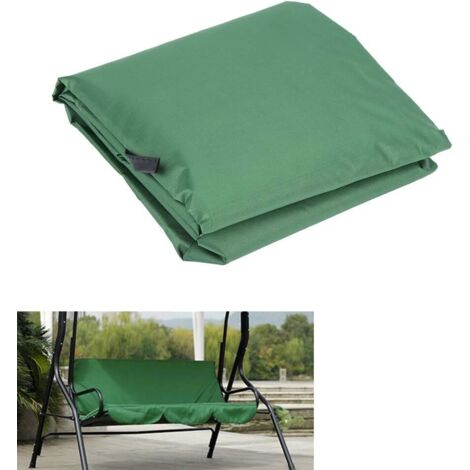 Schaukelkissenbezug, Gartensitzbezug für Gartenschaukel, 3-Sitzer-Bänke, wasserdicht und reißfest, 150 x 50 x 10 cm, Stuhlschutzhülle