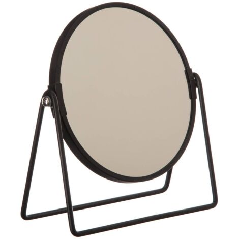 Schaukelspiegel mit füßen d17cm schwarz - 5five