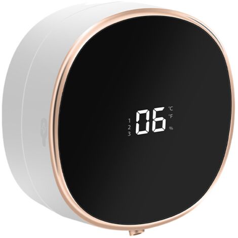 Schaum- oder Flüssigseifenspender mit Sensor, 3 Modi, Smart Display, 280 ml, IPX5, weiß/schwarz