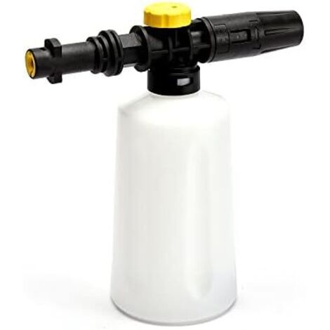 Schaumkanone für Kärcher K2 K3 K4 K5 K6 K7, 750 ml Schaumpistole, verstellbare Düse, Schneeschaumlanze, Zubehör für Kärcher K2K7 Hochdruckreiniger