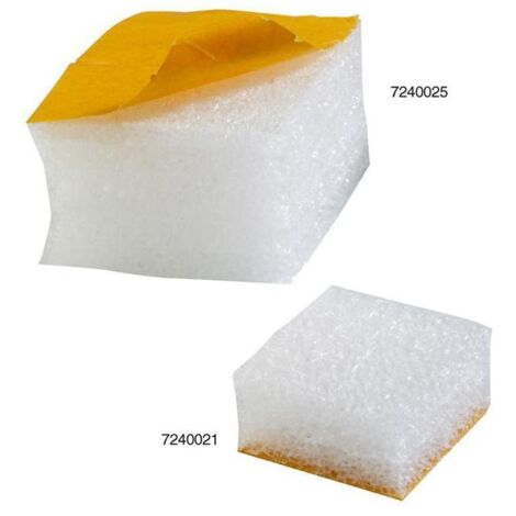 Schaumpads Maße 75x75x50mm weiß stark haftend TRANSPAK