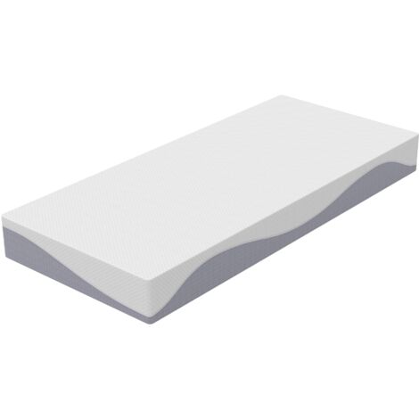 Schaumstoffmatratze 120 x 200 cm – 20 cm dick – mittlerer Härtegrad – Öko-Tex-zertifiziert – beidseitig bewohnbar – H3, H4.