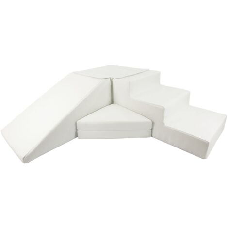 Schaumstoffrutsche - 40 cm hoch - weiß