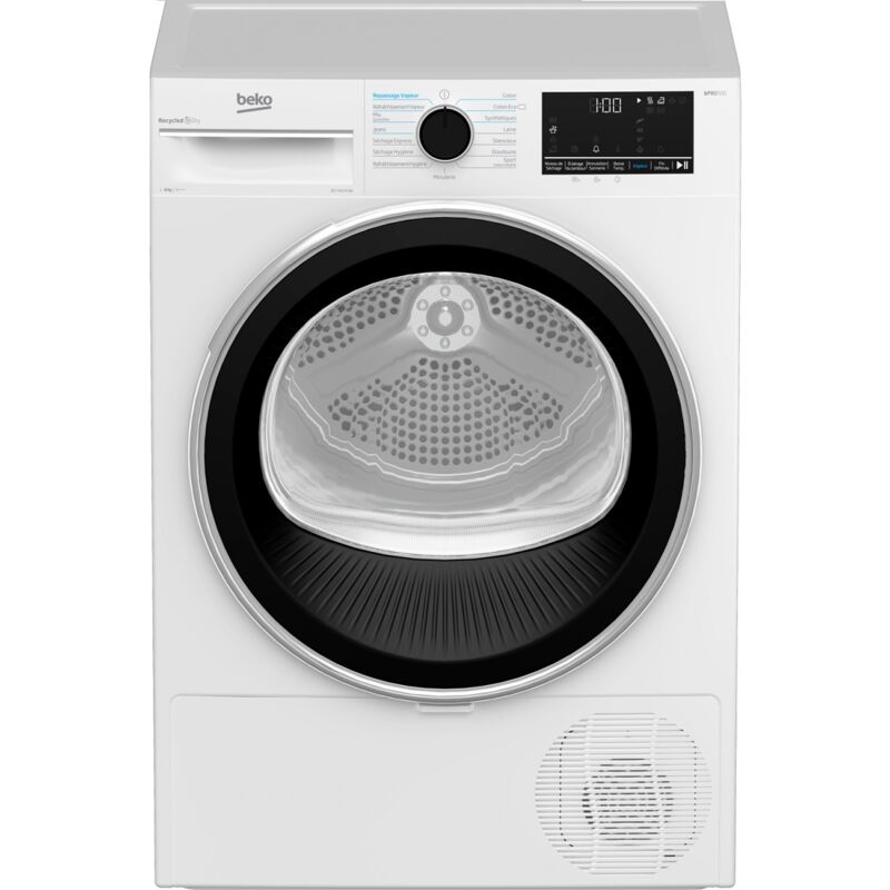 Beko - Sèche-linge pompe à chaleur à condensation 60 cm 8kg B5T48243W