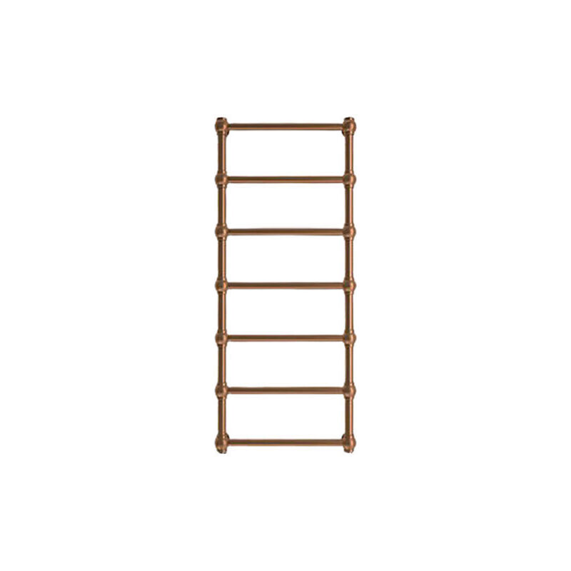 Sèche-serviette eau chaude cuivre de 430mm de haut et 504mm de large - 115 Watt - RET430/504SXCOP