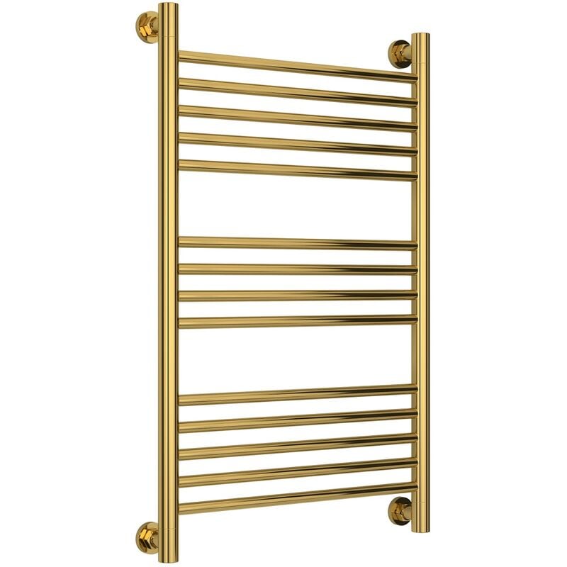Sèche-serviette eau chaude Bohemia, Dimensions: 800х500 mm Couleur: doré