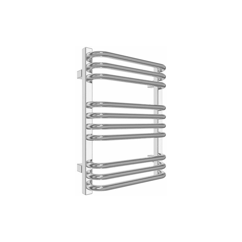 Matisère - Sèche-serviette eau chaude chromé de 540mm de haut / 500mm de large - 210 Watt - ALE540/500SXCRO