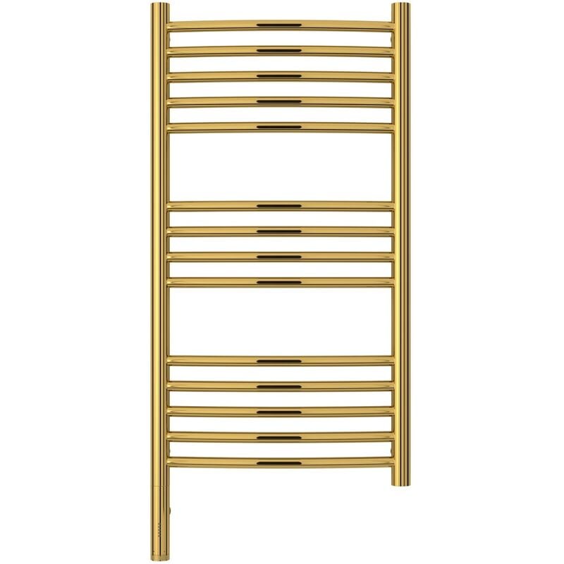 Sèche-serviette éléctrique BOHEMIA,Couleur: Doré, Dimensions:100x40