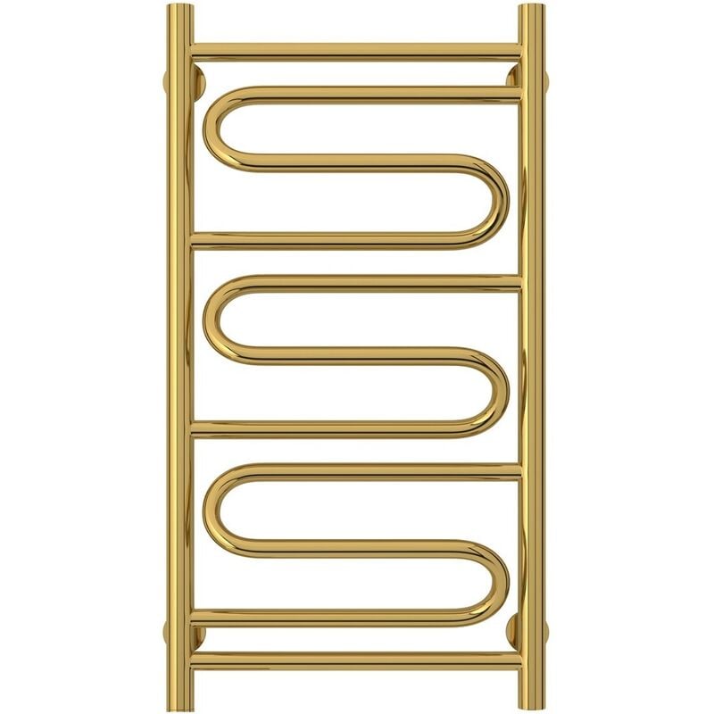 Sèche-serviette éléctrique elegy, Couleur: Doré,Dimensions:80x50