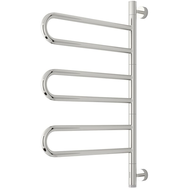 Sèche serviette éléctrique PAREO,Couleur: Chrome, Dimensions:83x53