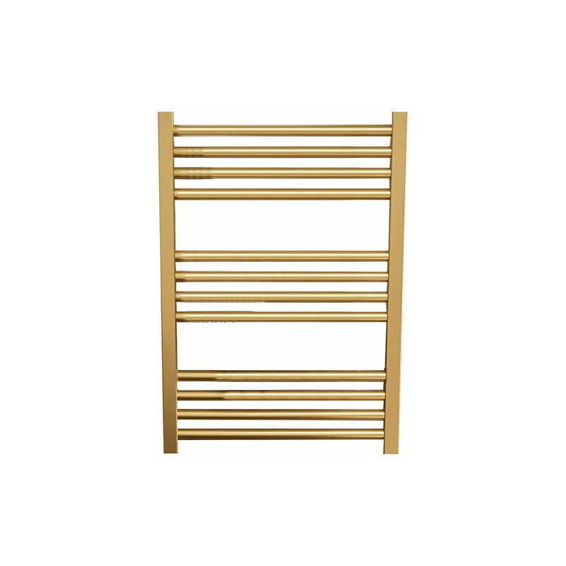 Matisère - Sèche-serviette électrique doré de 660mm de haut et 430mm de large - 300 Watt - FIO660/430E1BRA