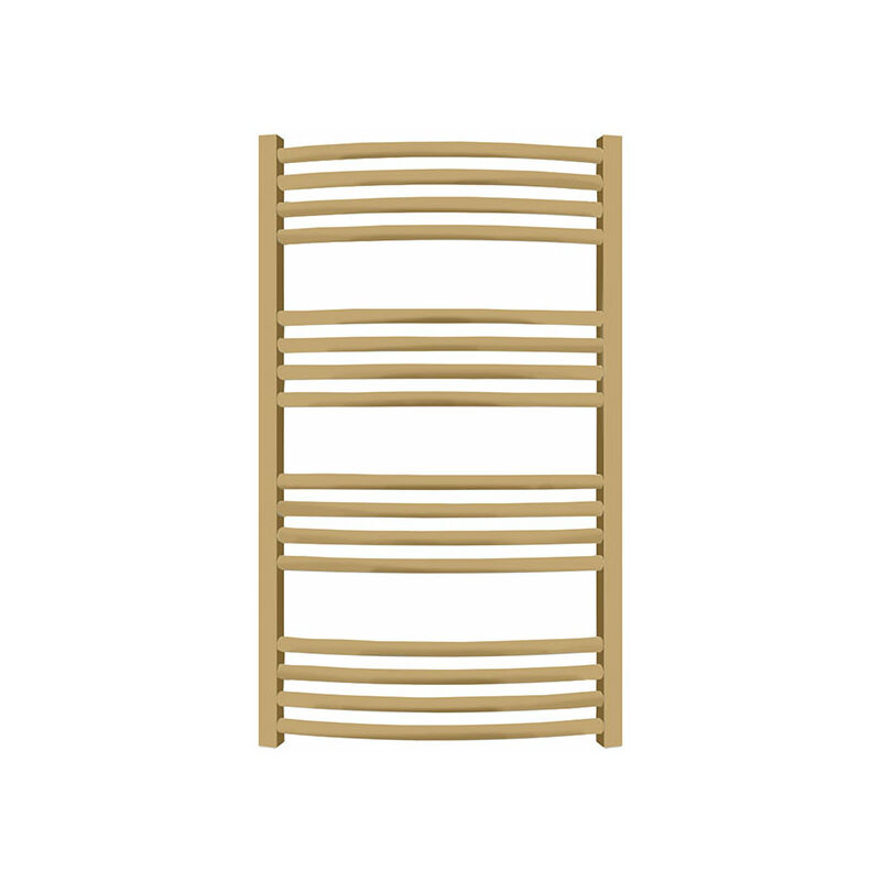 Matisère - Sèche-serviette électrique doré de 1140mm de haut et 500mm de large - 500 Watt - LEN1140/500E8BRA