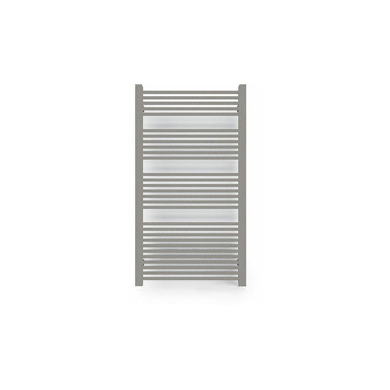 Sèche-serviette électrique gris de 1335mm de haut 530mm de large - 800 Watt - MIK1335/530E8MAV