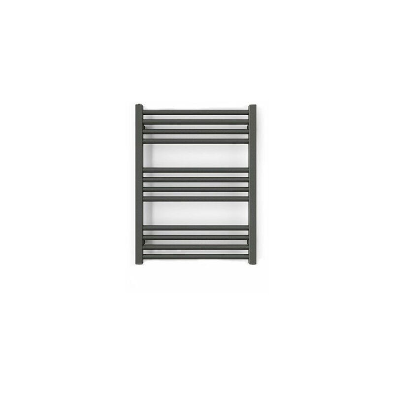 Matisère - Sèche-serviette électrique gris de 660mm de haut 600mm de large - 400 Watt - FIO660/600E1RGY