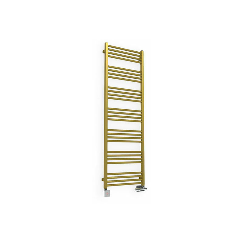 Sèche-serviette mixte doré de 1380mm de haut et 430mm de large - 518 Watt - FIO1380/430V2BRA