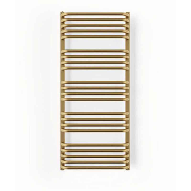 Sèche-serviette mixte doré de 760mm de haut et 400mm de large - 330 Watt - ALE760/400Z1BRA