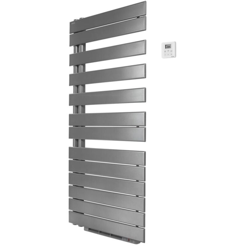 Radiateur sèche-serviettes eau chaude Fassane Spa Asym +Air Acova Couleur: Couleur voir nuancier Acova Dimensions: 122 x 55 x 10,6 cm - Sens: Pivot