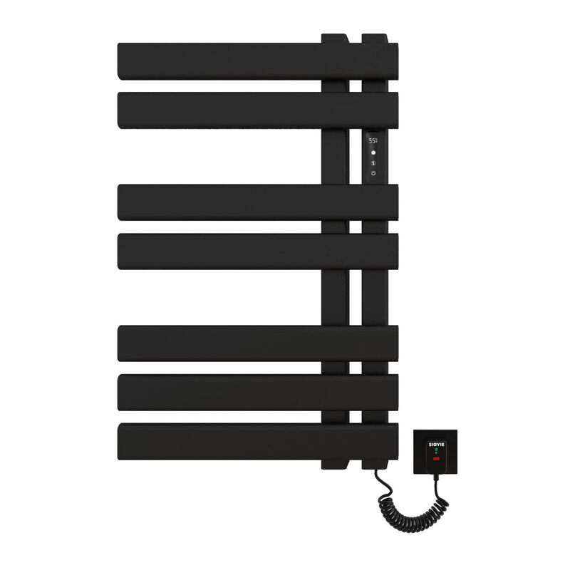 Sèche-Serviettes électrique, Chauffe-Serviettes Intelligent à Température Constante, Porte-Serviettes électrique économie d'énergie, led, Température