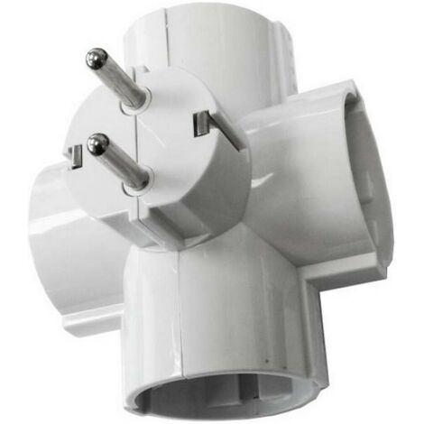 Scheda 4 prese T/tl uscite laterali sotto imballaggio 16A 250V 4,8mm