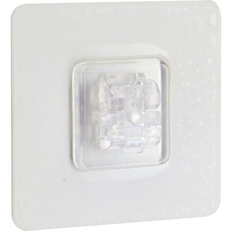 Scheda adesiva in pvc con gancio per accessori cablati - trasparente - Tendance