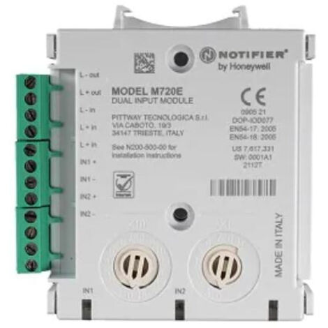 Scheda Ampliamento A 2 Ingressi Dual Input Module ( NOTIFIER cod. M720E )