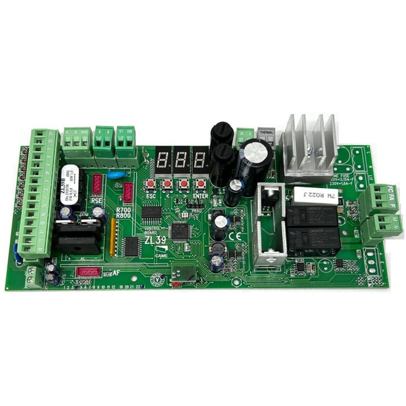 Carte électronique de rechange Came 24V ZL39B pour barrières automatiques gard (ex ZL38) - 88003-0124