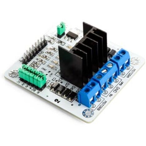 SCHEDA CONTROLLER MOTORE PASSO E CC A DOPPIO PONTE L298N