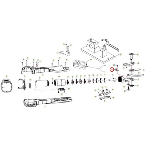 Scheda controllo taglio ORIGINALE ACTIVE forbice modello tigercut25 025583