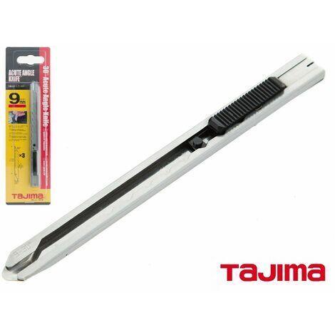 Scheda da 1 taglierino di precisione con lama conica da 9 mm Tajima