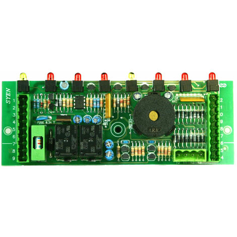 Scheda elettronica 8 funzioni (8 led) TC 102/122 prima serie