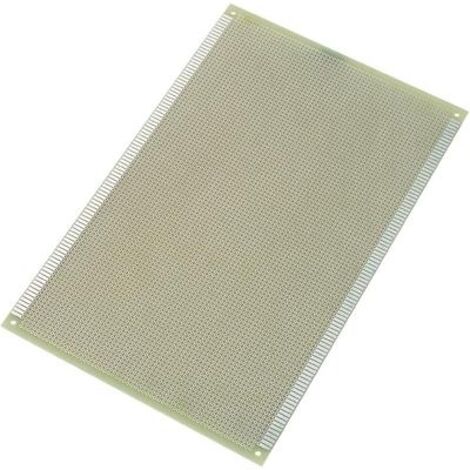 SCHEDA EUROPEA EPOSSIDICA SENZA RIVESTIMENTO IN RAME (L X P) 267 MM X 170 MM PASSO 2,54 MM CONRAD COMPONENTS SUPCB002
