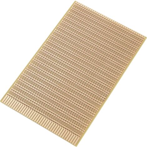 SCHEDA EUROPEA LAMINATO A BASE DI CARTA (L X P) 160 MM X 100 MM 35 µM PASSO 2,54 MM CONRAD COMPONENTS SU527413 CONTENUTO