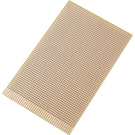 SCHEDA EUROPEA LAMINATO A BASE DI CARTA (L X P) 160 MM X 100 MM 35 µM PASSO 2,54 MM CONRAD COMPONENTS SU527637 CONTENUTO