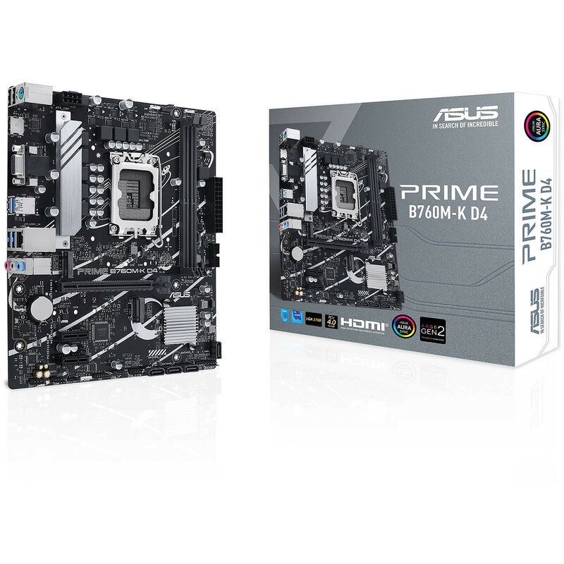 Image of Asus Scheda Madre PRIME B760M-K D4 Intel B760 LGA 1700 micro ATX