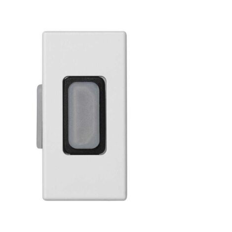 Scheda mezzo meccanismo K45 con 1 connettore HDMI femmina-femmina bianco neve SIMON K129B / 9