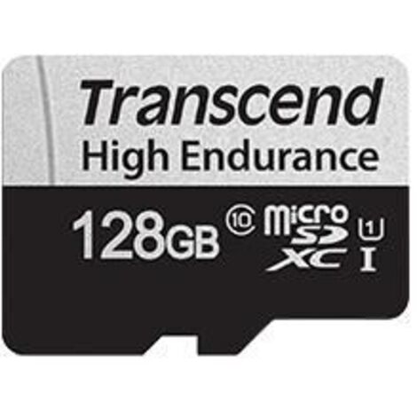 Scheda microSD Transcend 350v 128 GB impermeabile resistente