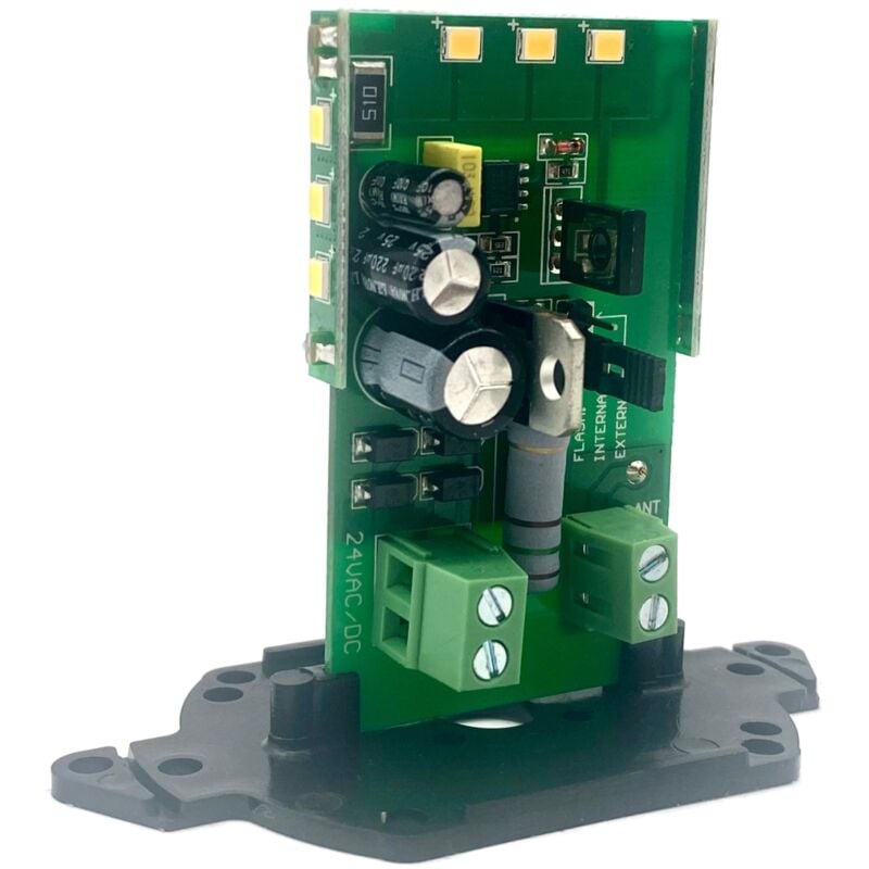 Lampeggiante Led 12V 24V Con Antenna 433Mh Incorporata Per Cancello Automatico DIEFFEMATIC US