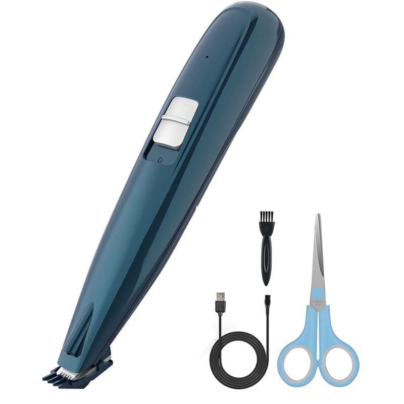 Scheerapparaat voor katten en honden, usb oplaadbaar, DC5V/1000mA, 6500 tpm, 5W, Blauw