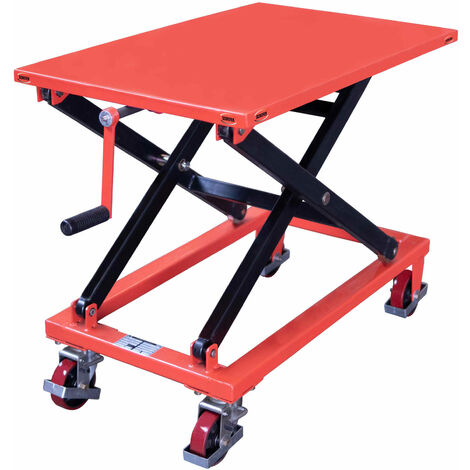 Schefer Scheren-Hubtischwagen mit Spindel Tragkraft 300kg